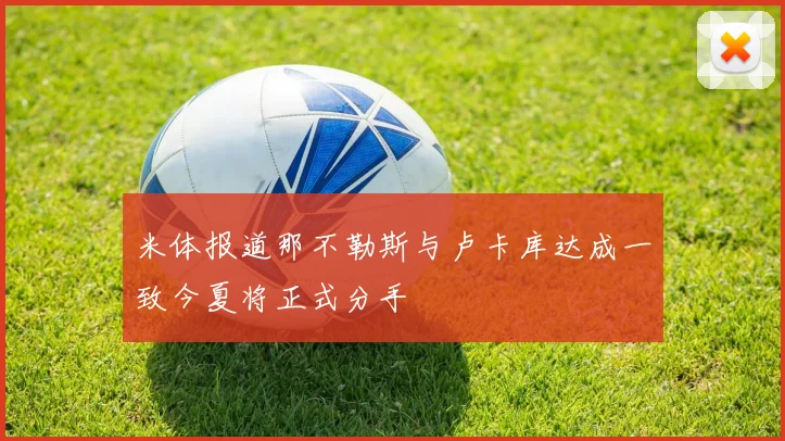 米体报道那不勒斯与卢卡库达成一致今夏将正式分手
